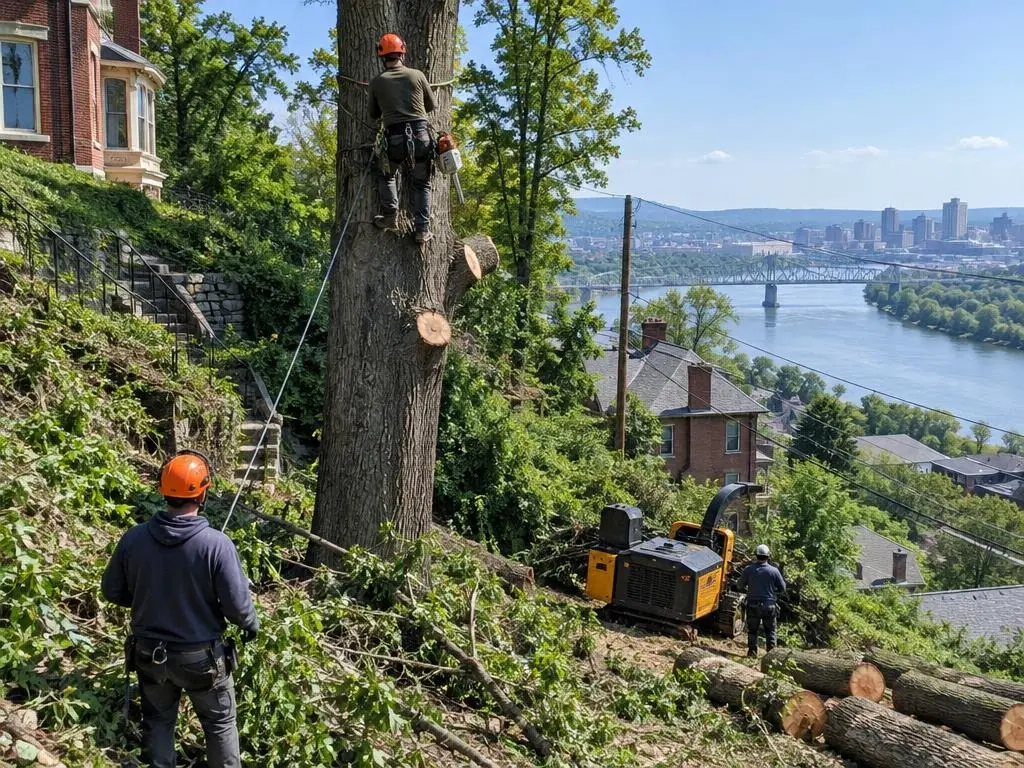 Hillside Tree Removal in Cincinnati, OH